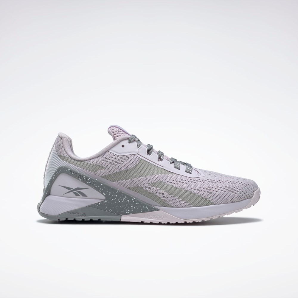 Reebok Nano X1 Training Shoes Quartz Glow / Pure Grey 5 / Ftwr White | GY1973