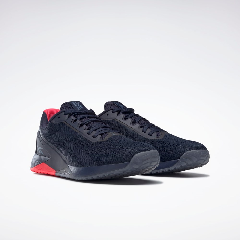 Reebok Nano X1 Training Shoes Vector Navy / Vector Navy / Neon Cherry | H02829