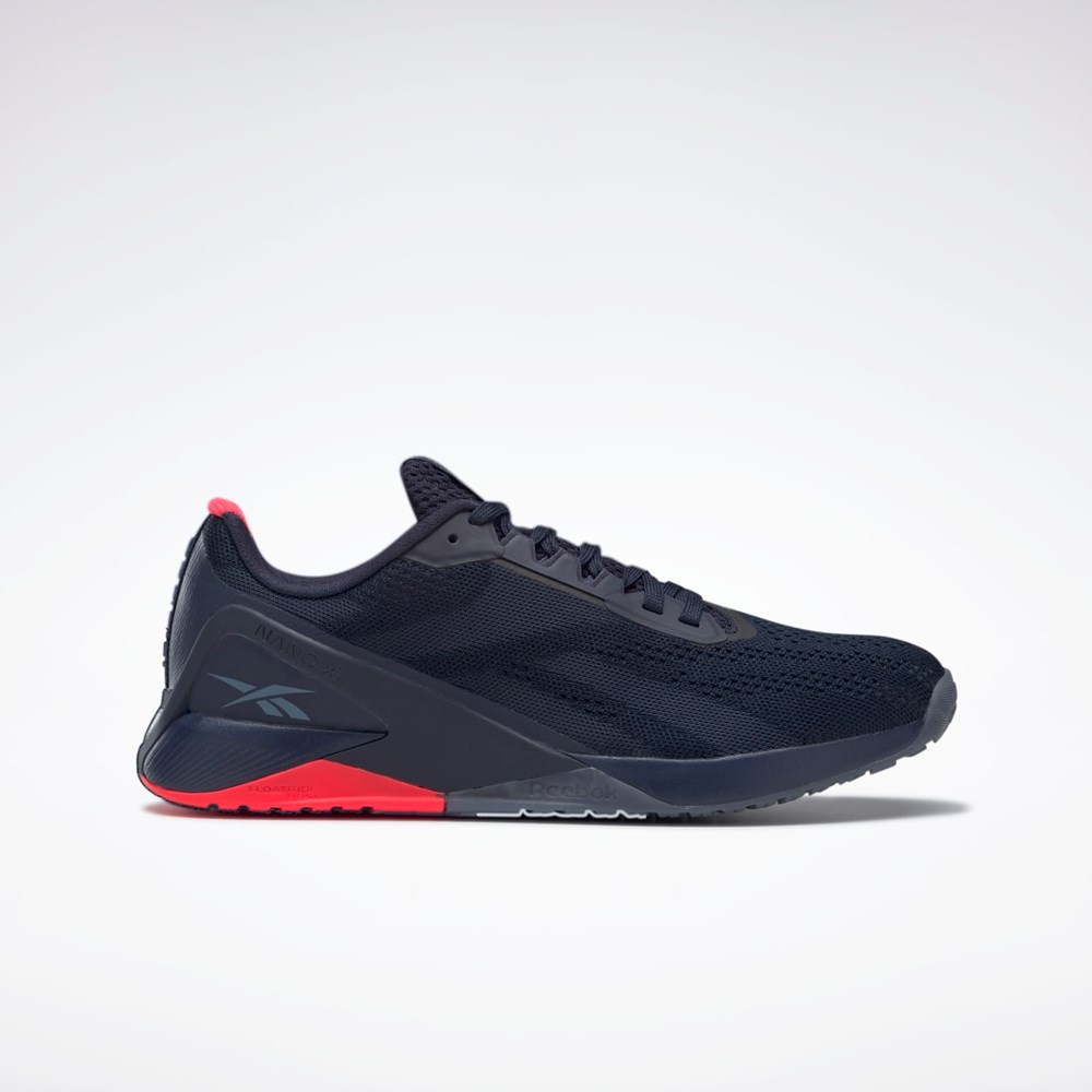 Reebok Nano X1 Training Shoes Vector Navy / Vector Navy / Neon Cherry | H02829