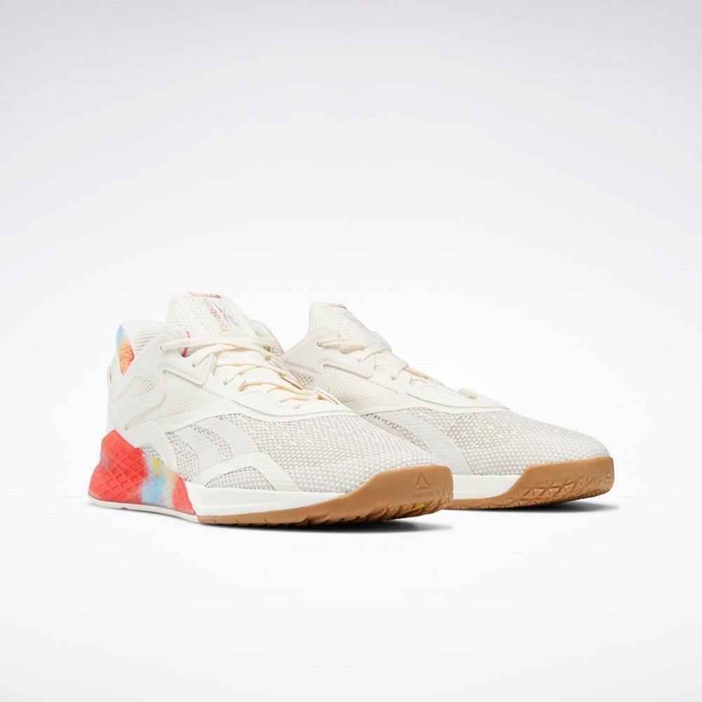 Reebok Nano X Pride Shoes Chalk / White / Reebok Rubber Gum-04 | FZ4263