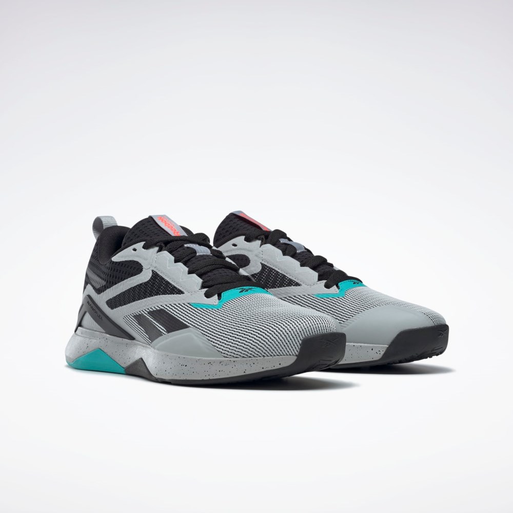 Reebok Nanoflex TR 2.0 Training Shoes Core Black / Pure Grey 3 / Classic Teal | GY6211