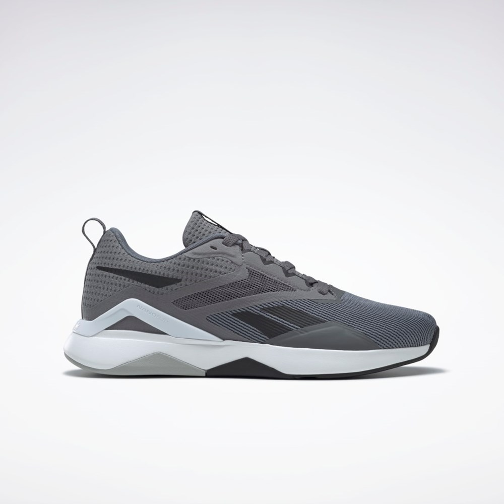 Reebok Nanoflex TR 2.0 Training Shoes Pure Grey 6 / Core Black / Pure Grey 3 | GY6216