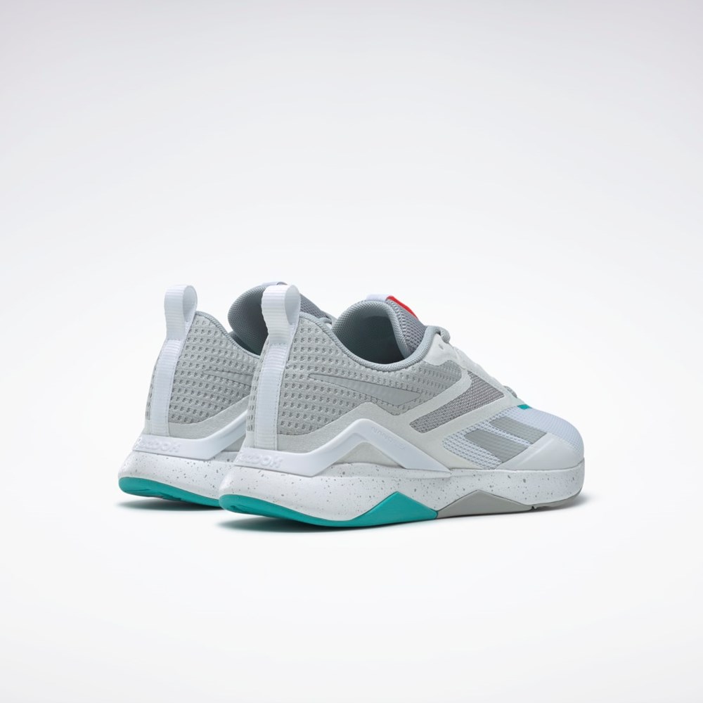 Reebok Nanoflex TR 2.0 Training Shoes Pure Grey 3 / Ftwr White / Classic Teal | GY6219