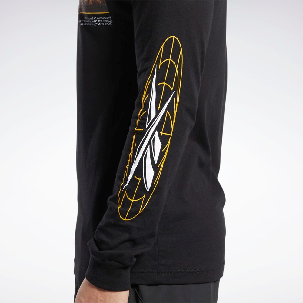 Reebok National Geographic Long Sleeve T-Shirt Multi | GA9192