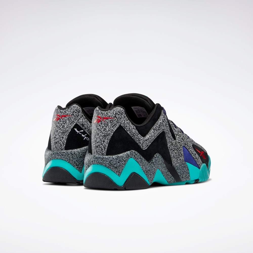 Reebok Nice Kicks Kamikaze II Low Basketball Shoes Black / Vector Red / Pure Grey 3 | H01319