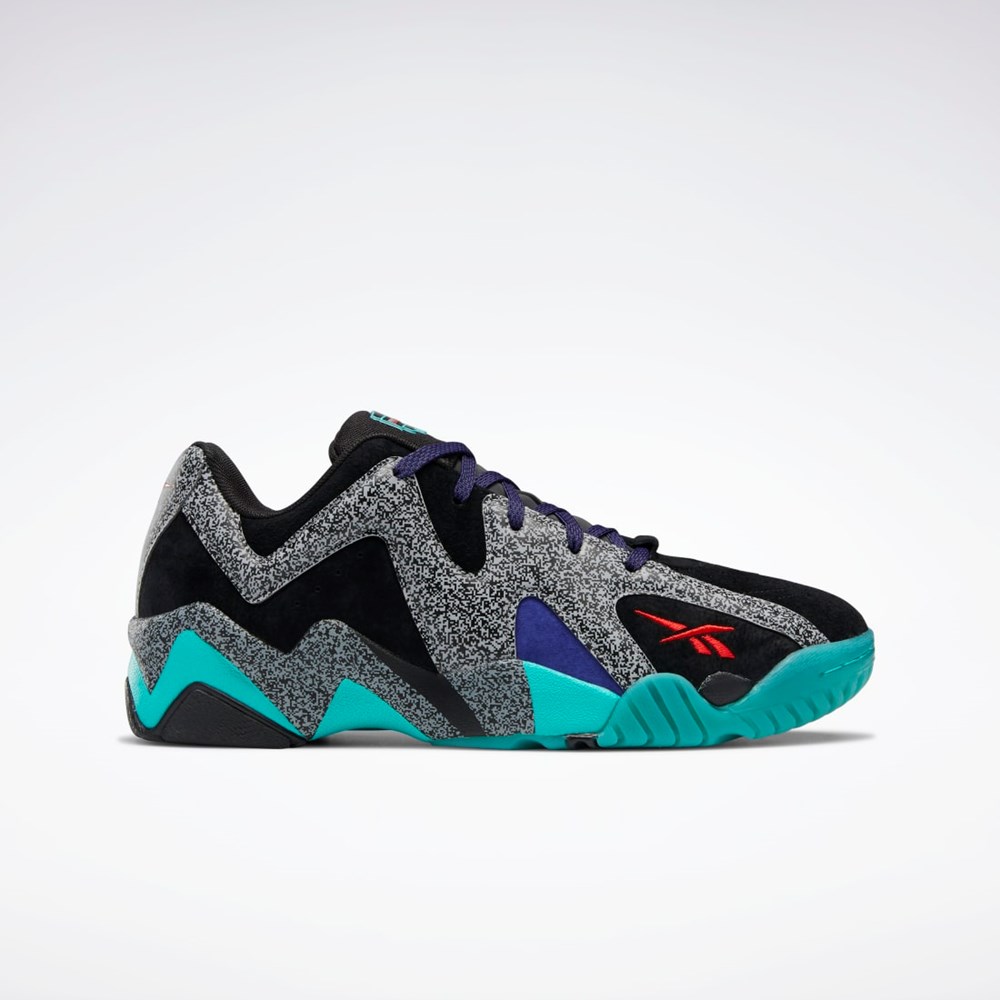 Reebok Nice Kicks Kamikaze II Low Basketball Shoes Black / Vector Red / Pure Grey 3 | H01319