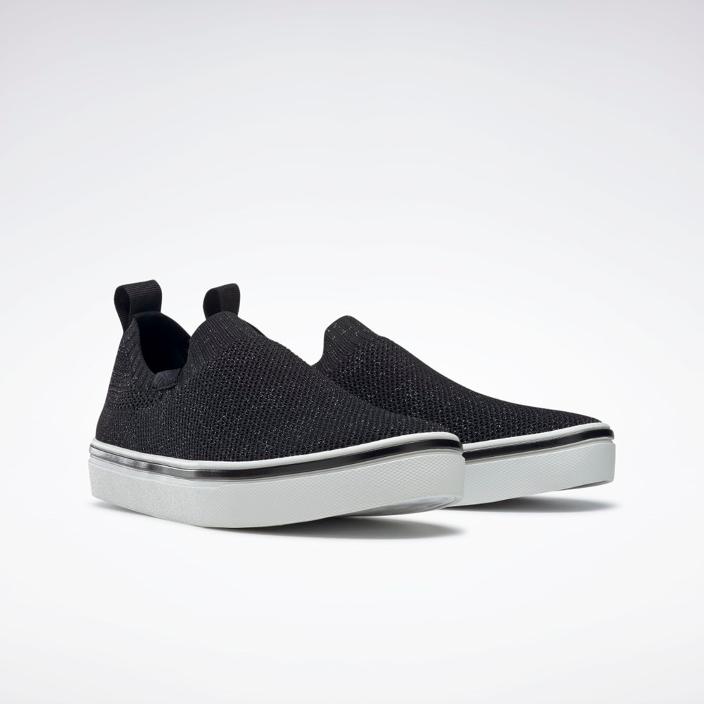 Reebok OnLux Slip-On Shoes Core Black / Noble Grey Met / Ftwr White | GY3258