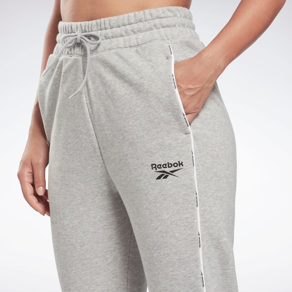 Reebok Piping Joggers Medium Grey Heather | HB4031