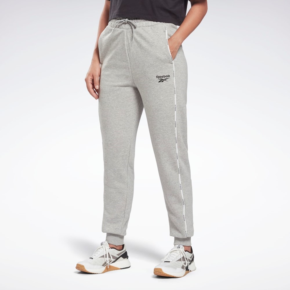 Reebok Piping Joggers Medium Grey Heather | HB4031