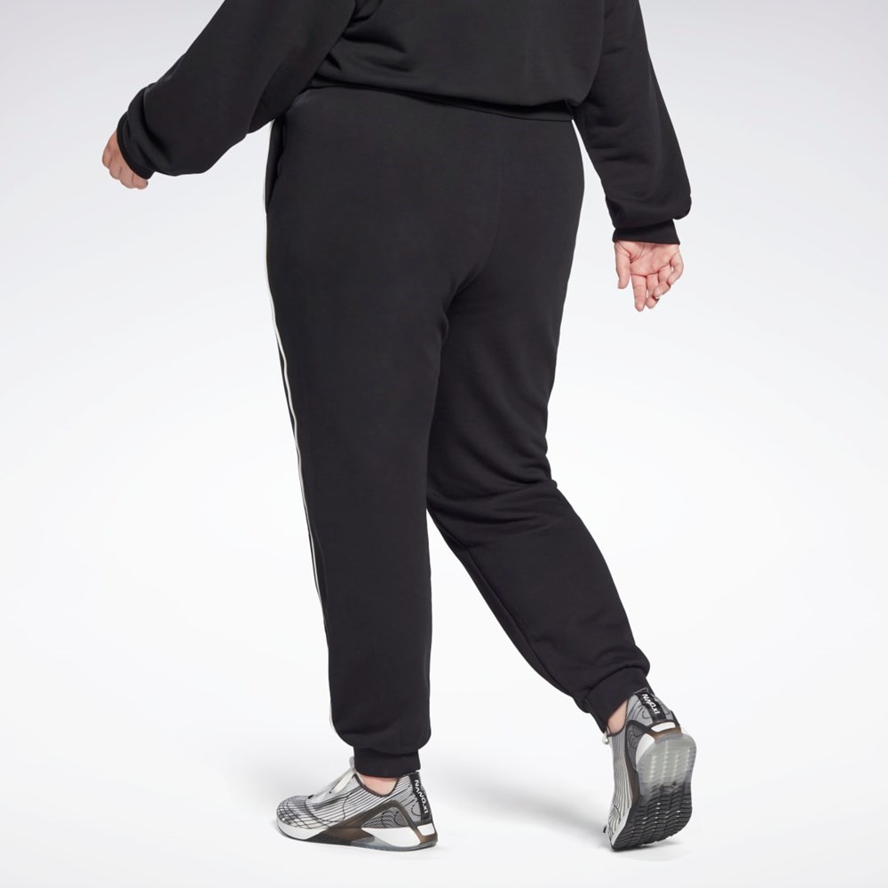 Reebok Piping Joggers (Plus Size) Black | H62548