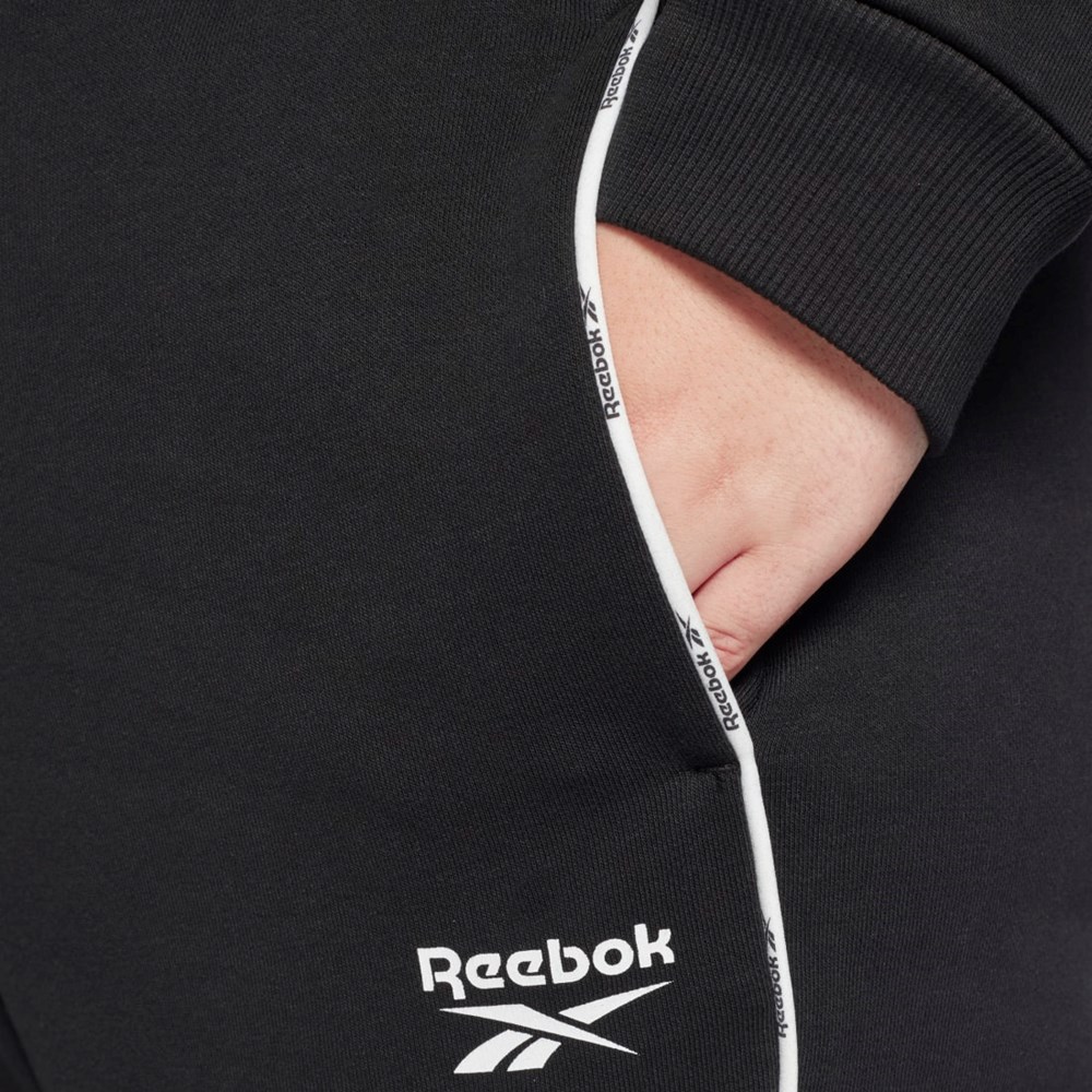 Reebok Piping Joggers (Plus Size) Black | H62548