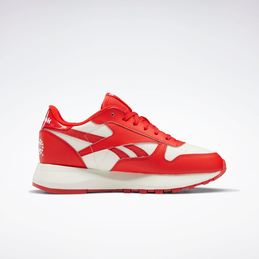 Reebok Popsicle Classic Leather SP Shoes Instinct Red / Chalk / Instinct Red | GY2432