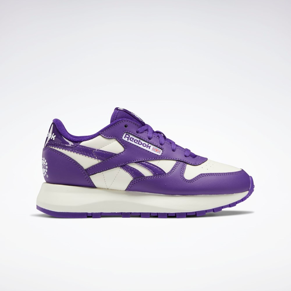 Reebok Popsicle Classic Leather SP Shoes Purple Emperor / Chalk / Purple Emperor | GY2437