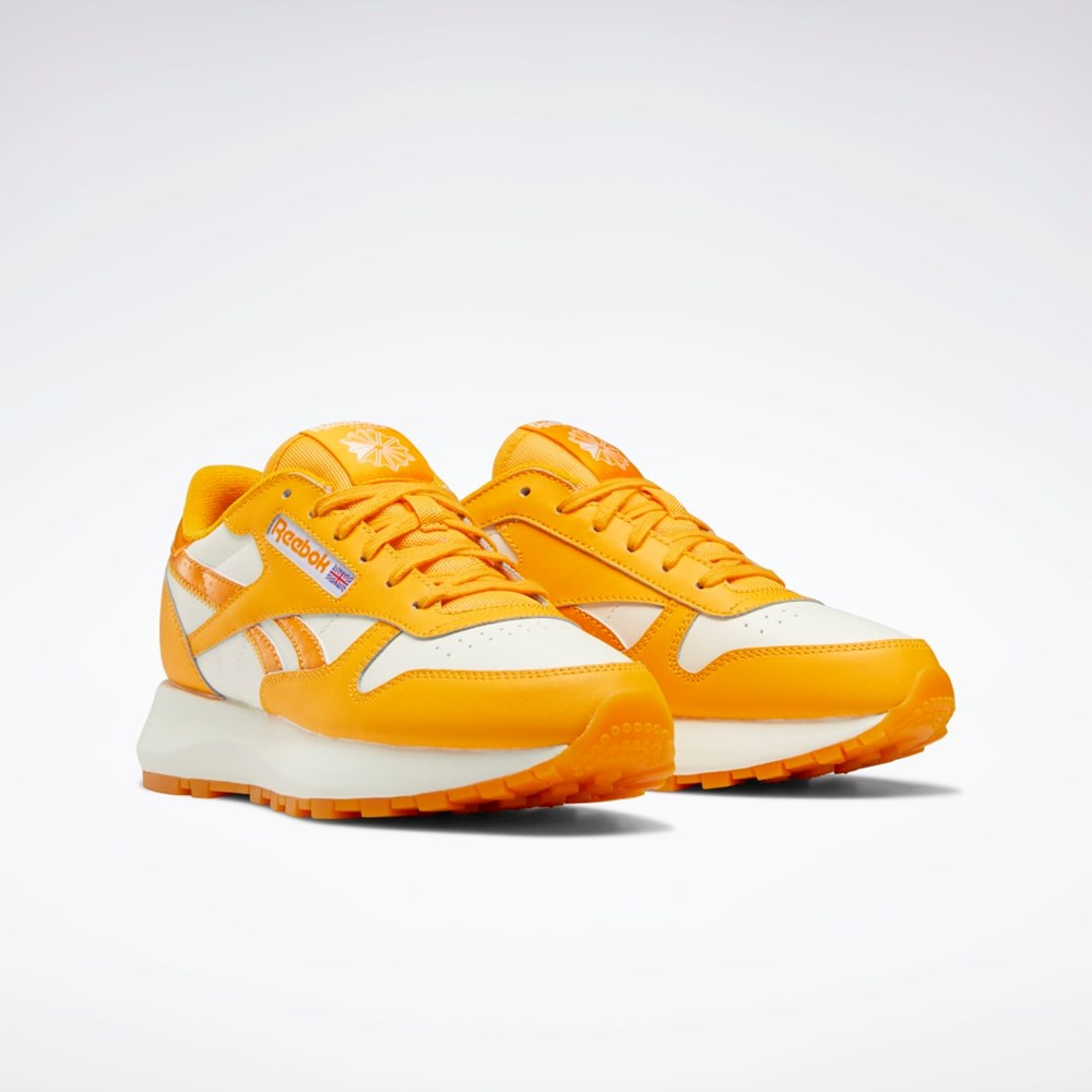 Reebok Popsicle Classic Leather SP Shoes Semi Fire Spark / Chalk / Semi Fire Spark | GY2438