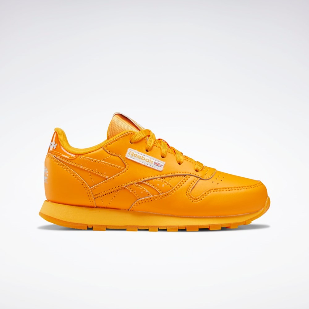 Reebok Popsicle Classic Leather Shoes - Preschool Semi Fire Spark / Semi Fire Spark / Semi Fire Spark | HP5532