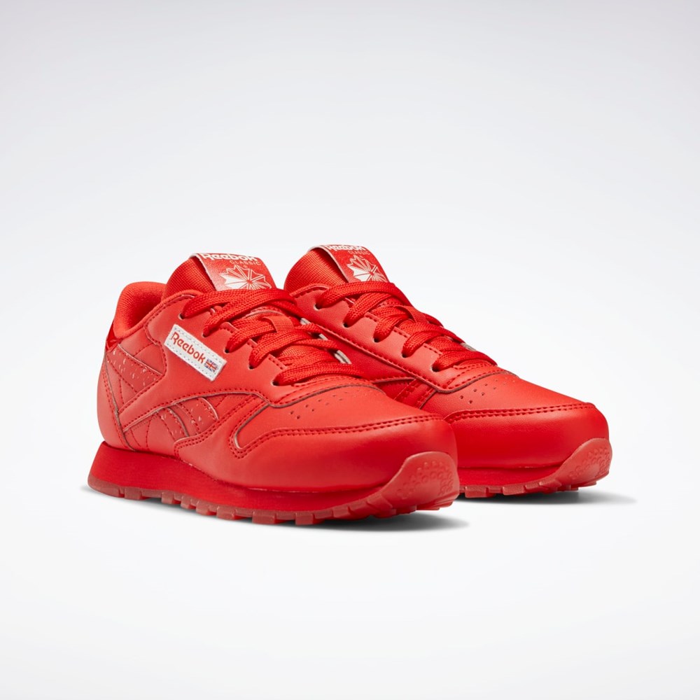 Reebok Popsicle Classic Leather Shoes - Preschool Instinct Red / Instinct Red / Instinct Red | HR0662