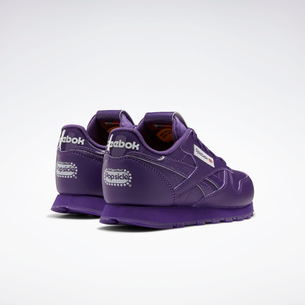 Reebok Popsicle Classic Leather Shoes - Preschool Purple Emperor / Purple Emperor / Purple Emperor | HR0663