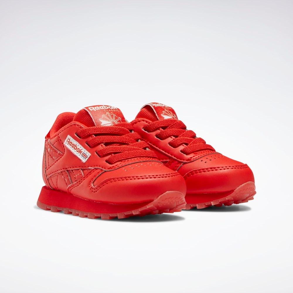 Reebok Popsicle Classic Leather Shoes - Toddler Instinct Red / Instinct Red / Instinct Red | HR0664