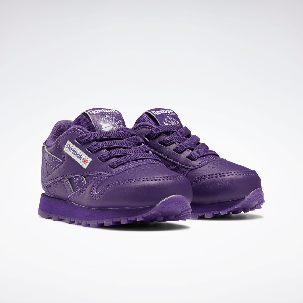 Reebok Popsicle Classic Leather Shoes - Toddler Purple Emperor / Purple Emperor / Purple Emperor | HR0665