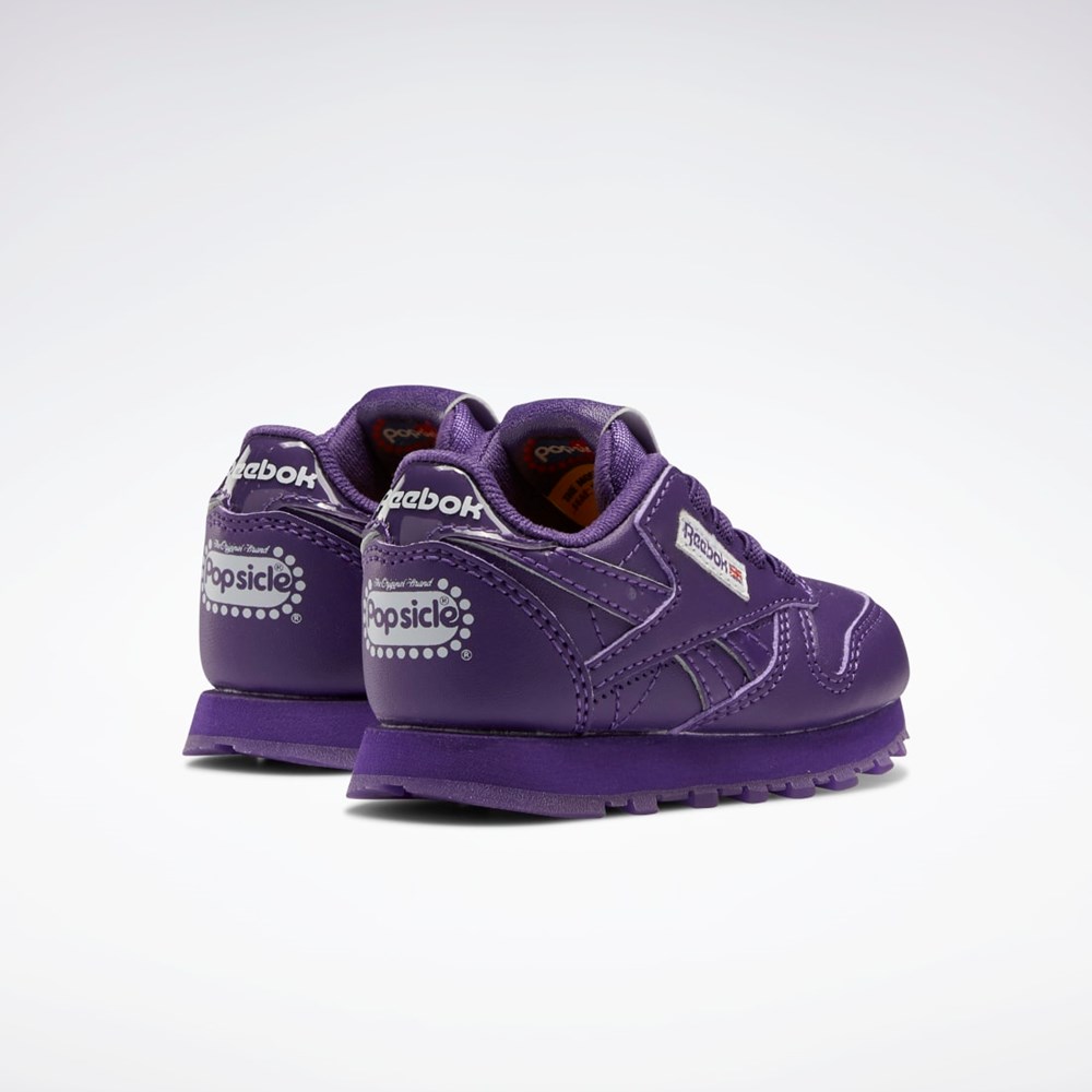 Reebok Popsicle Classic Leather Shoes - Toddler Purple Emperor / Purple Emperor / Purple Emperor | HR0665