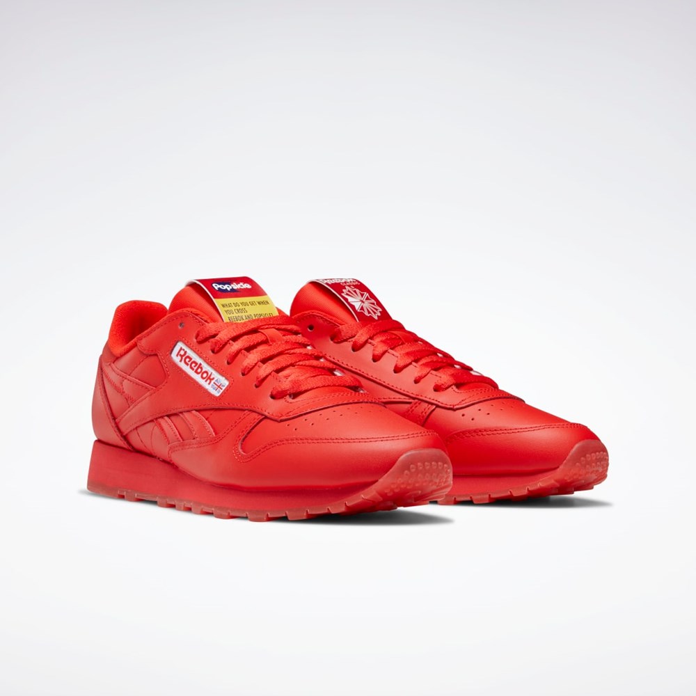 Reebok Popsicle Classic Leather Shoes Instinct Red / Instinct Red / Instinct Red | GY2436