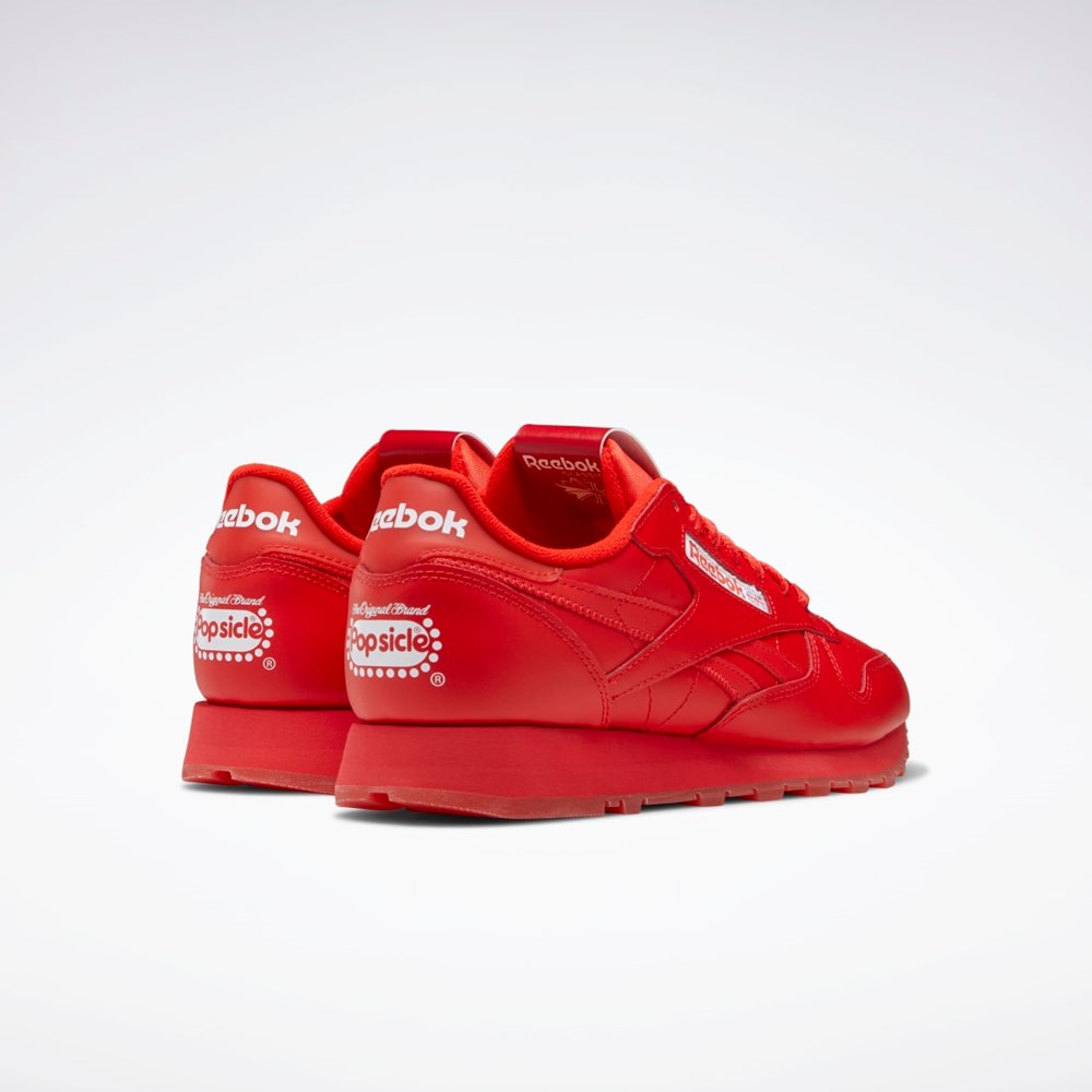 Reebok Popsicle Classic Leather Shoes Instinct Red / Instinct Red / Instinct Red | GY2436