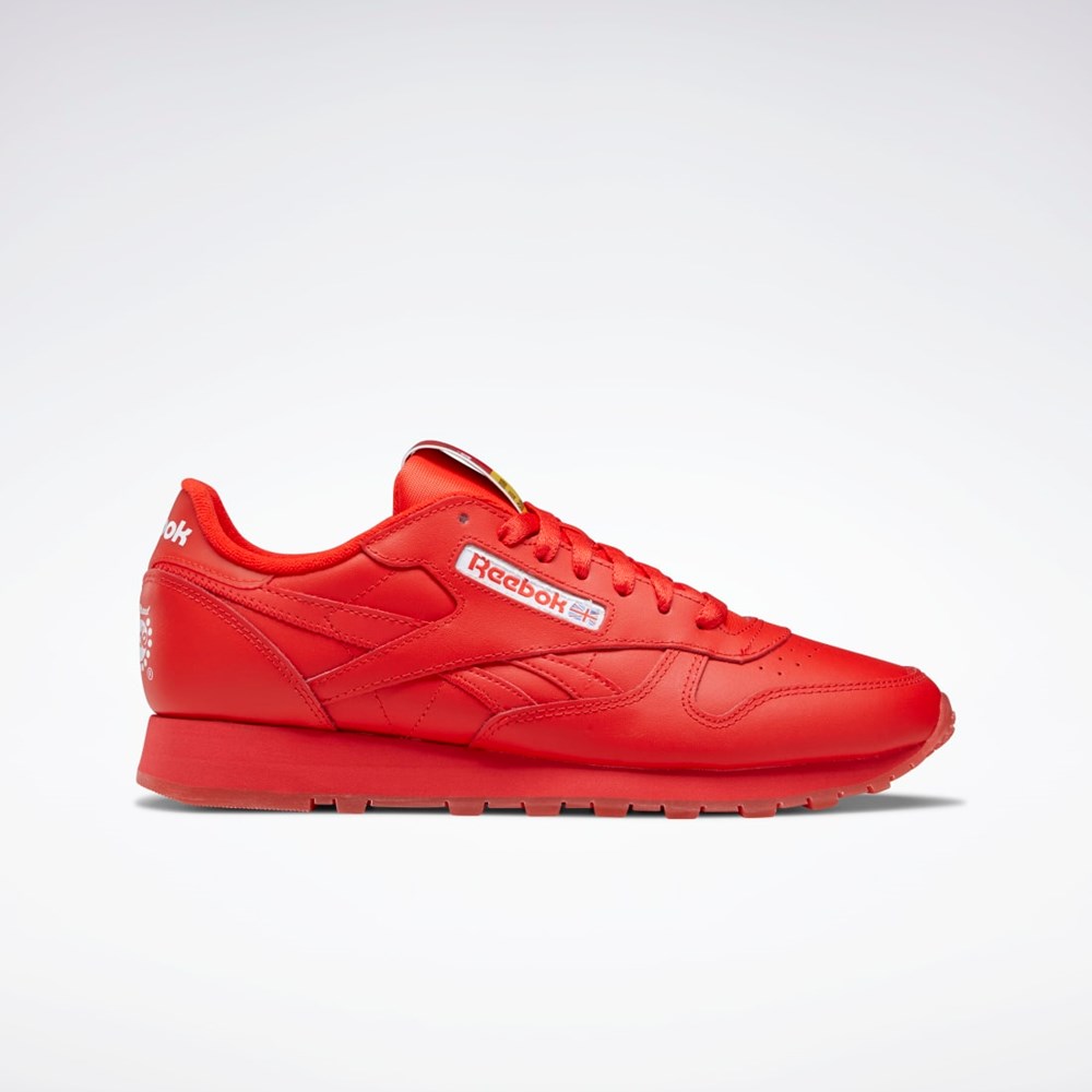 Reebok Popsicle Classic Leather Shoes Instinct Red / Instinct Red / Instinct Red | GY2436