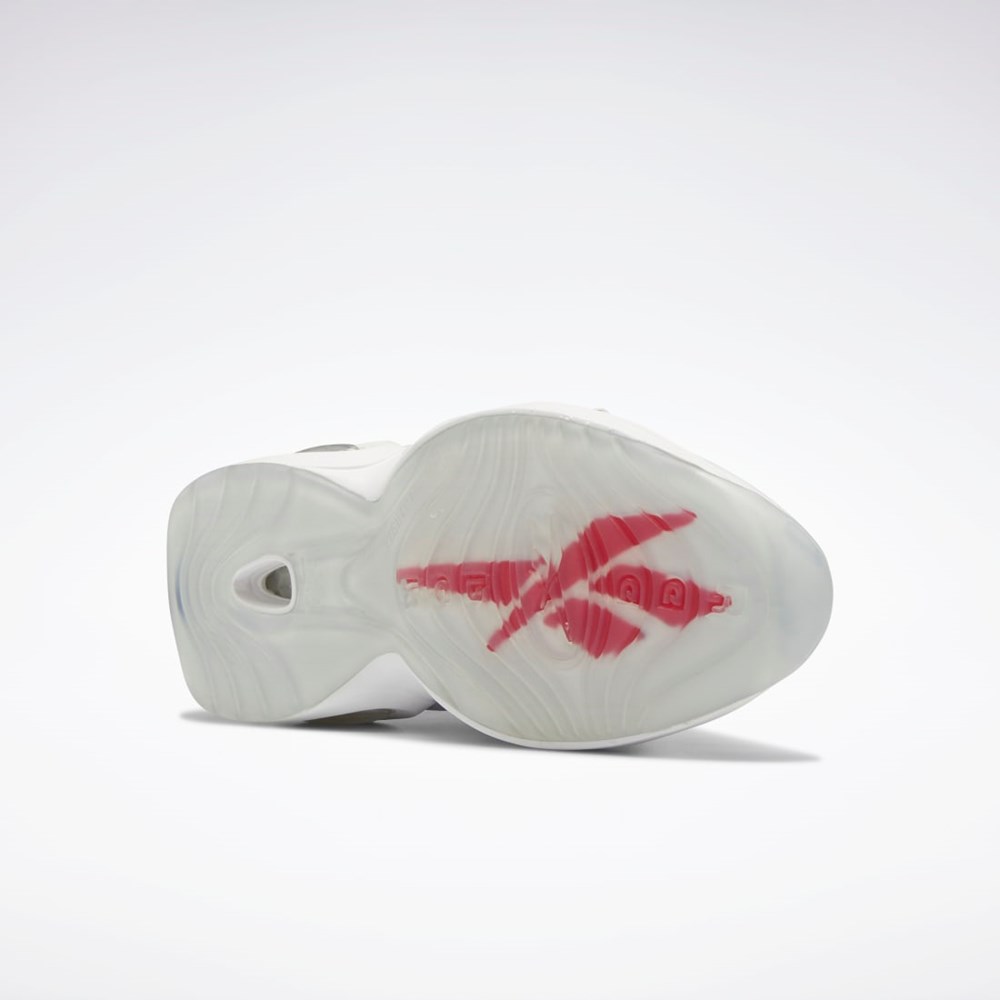 Reebok Question Mid Shoes - Grade School Ftwr White / Vector Red / Ftwr White | HP2960