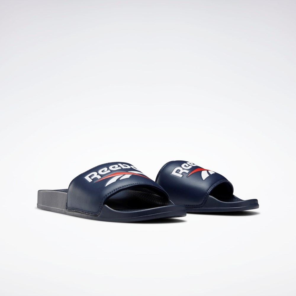 Reebok Reebok Classic Slides Collegiate Navy / White / Radiant Red | EH0416