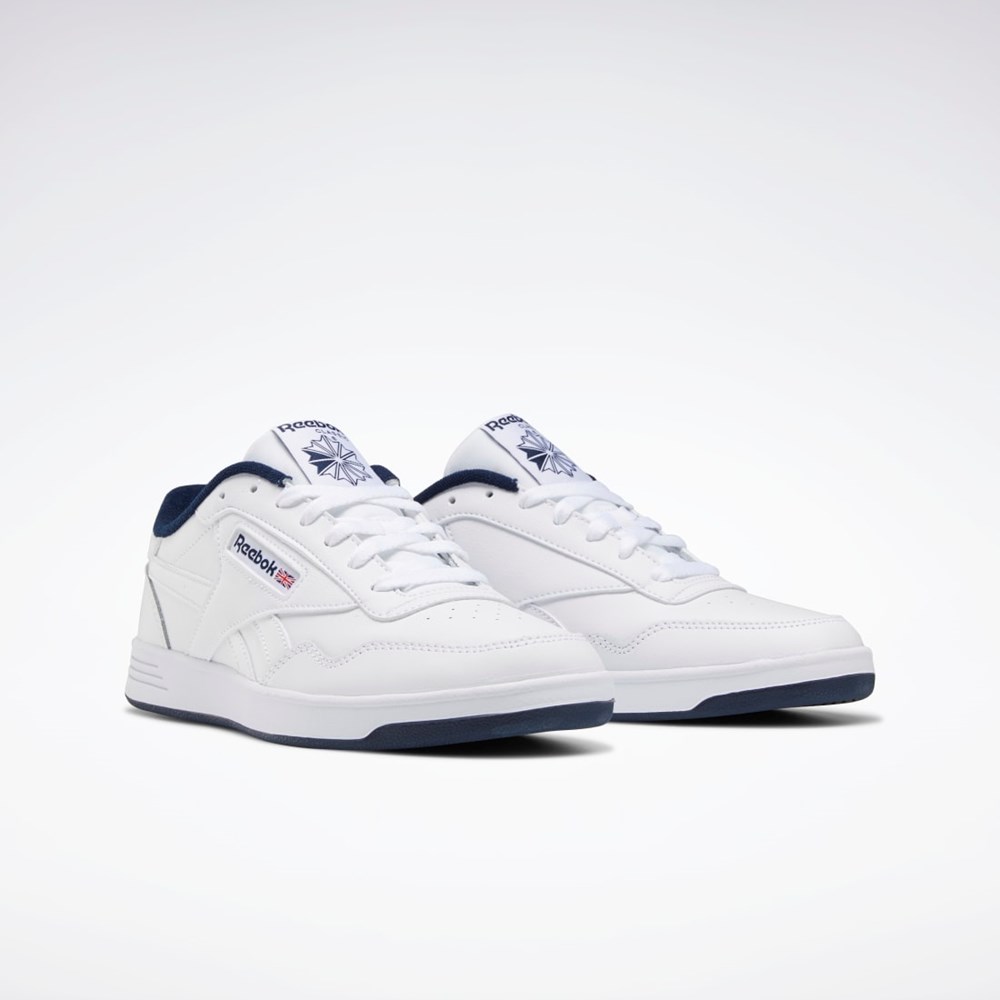 Reebok Reebok Club MEMT Shoes White / Collegiate Navy / White | FW8206