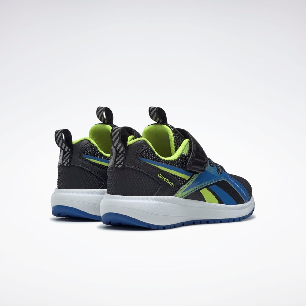 Reebok Reebok Durable XT Shoes - Preschool Core Black / Vector Blue / Acid Yellow | GV9581