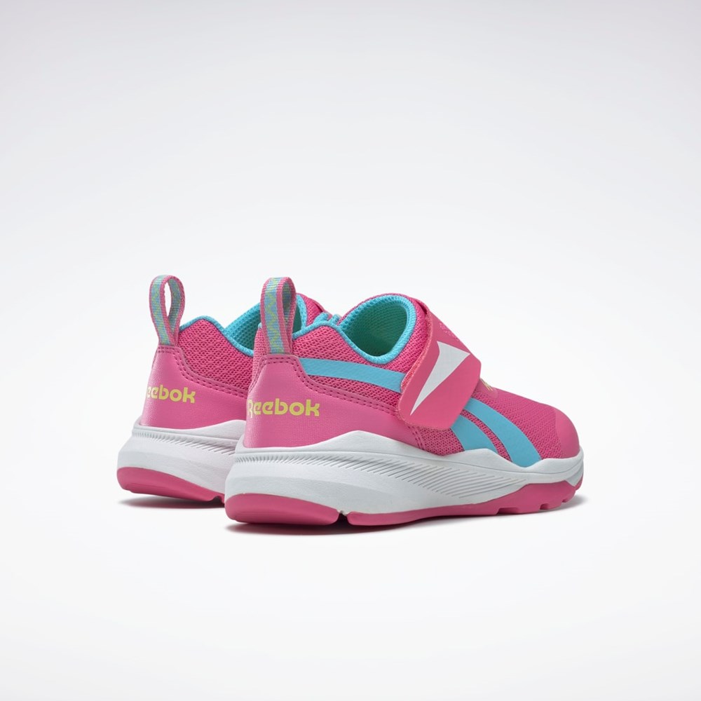 Reebok Reebok Equal Fit Shoes - Preschool True Pink / Digital Blue / Solar Acid Yellow | GW1240