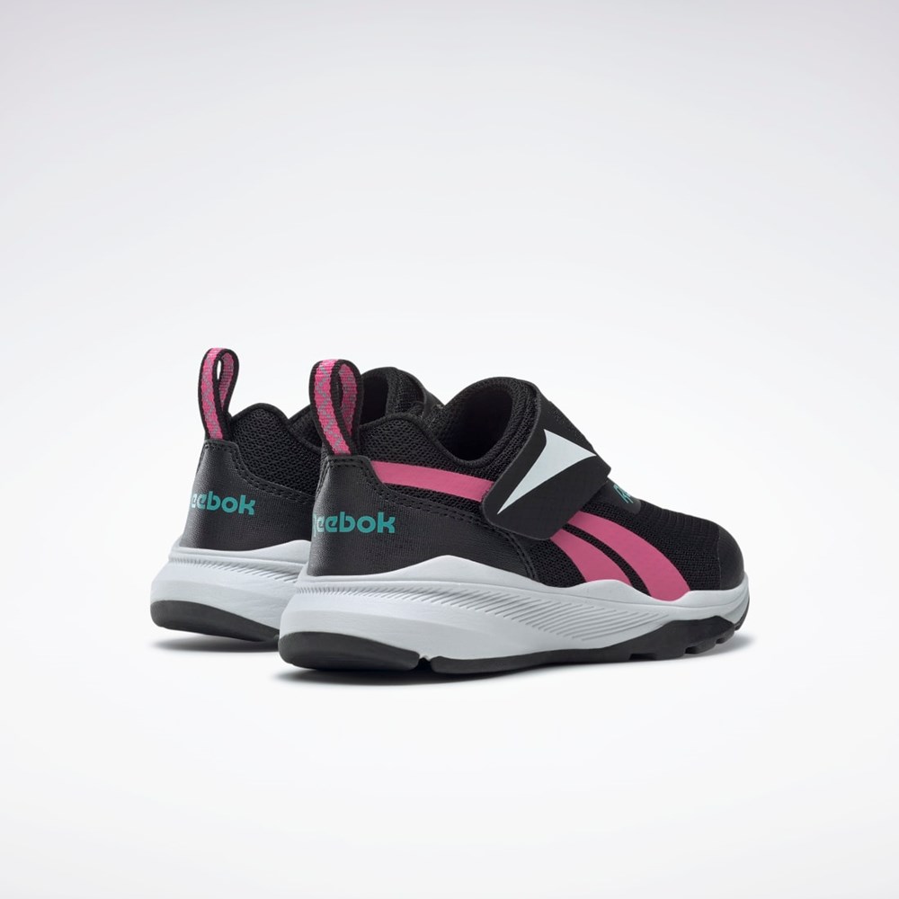 Reebok Reebok Equal Fit Shoes - Preschool Core Black / Atomic Pink / Ftwr White | GW6732