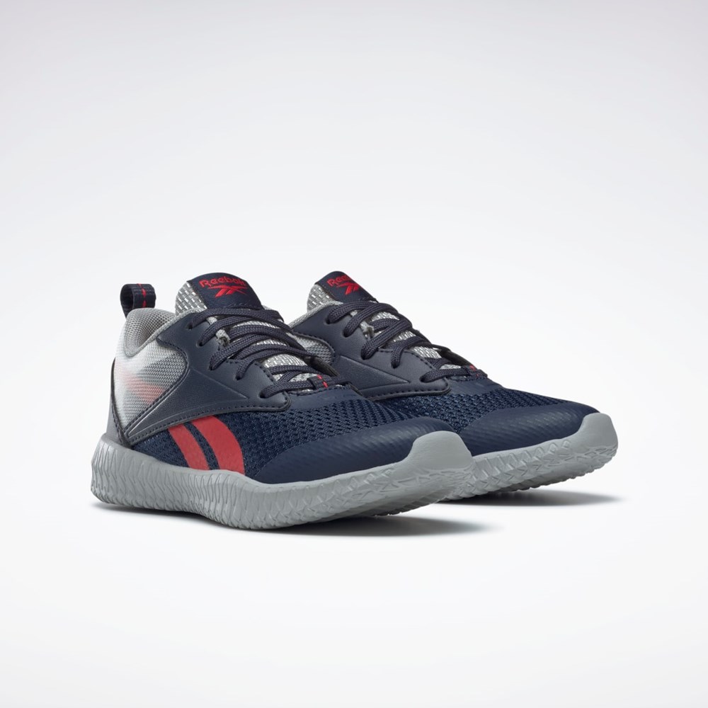 Reebok Reebok Flexagon Energy 3 Shoes - Preschool Vector Navy / Pure Grey 3 / Vector Red | GX4002