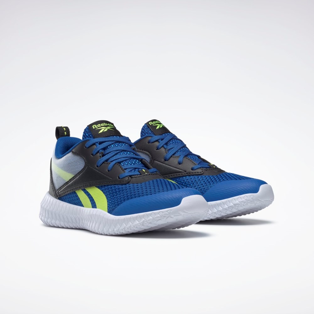 Reebok Reebok Flexagon Energy 3 Shoes - Preschool Vector Blue / Core Black / Acid Yellow | GX4003