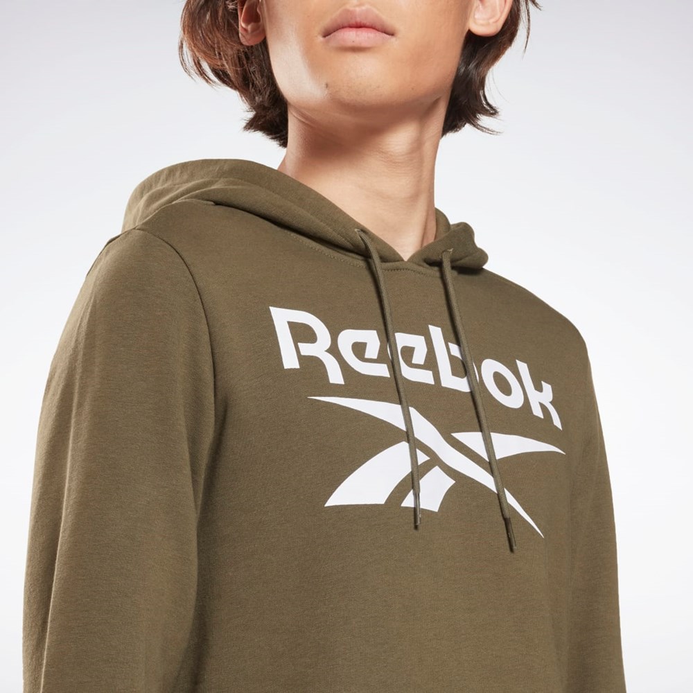 Reebok Reebok Identity Big Logo Hoodie Army Green | HF0770