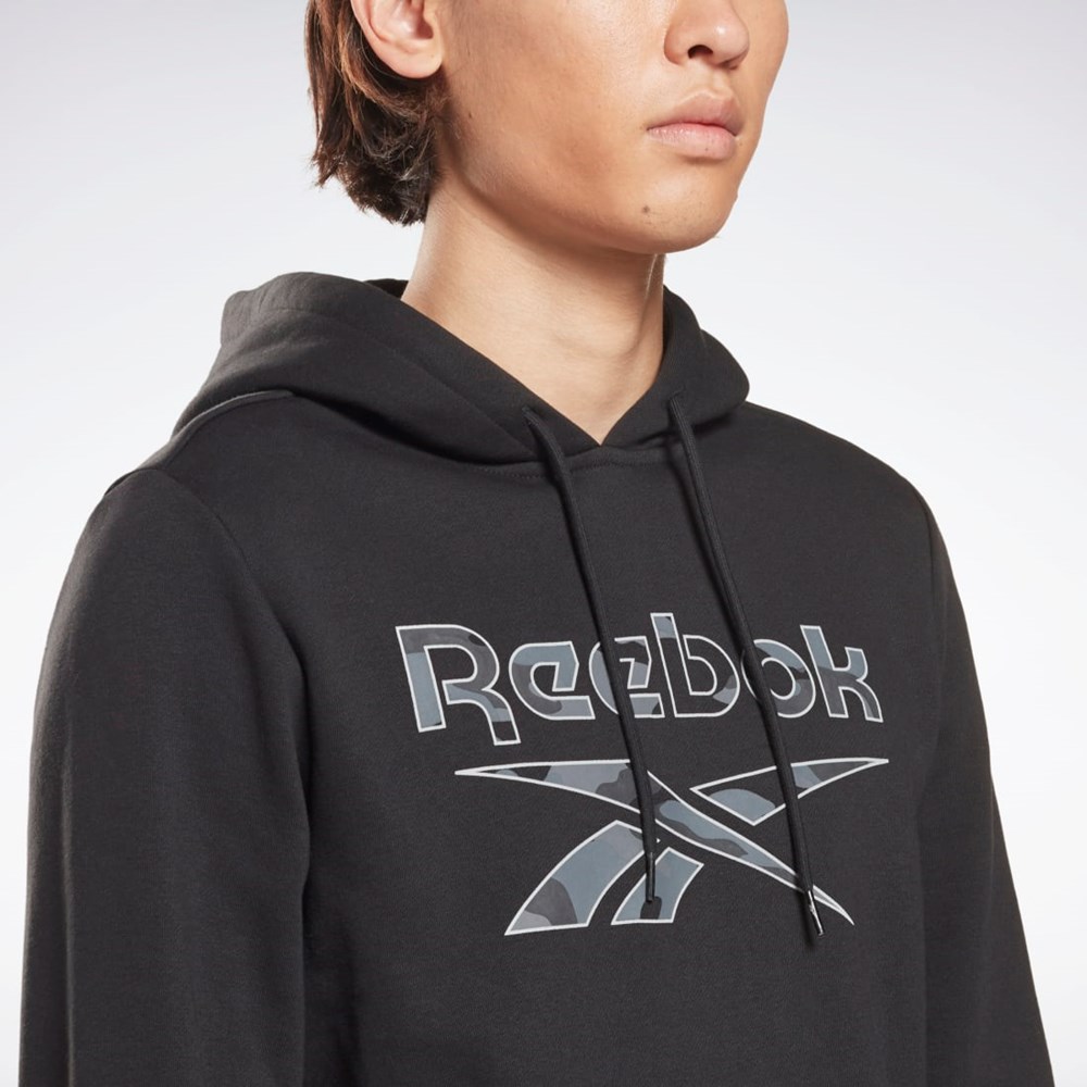 Reebok Reebok Identity Big Logo Hoodie Black | HE8174