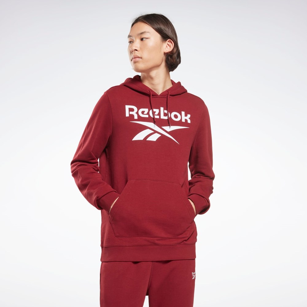 Reebok Reebok Identity Big Logo Hoodie Classic Burgundy | HF0769