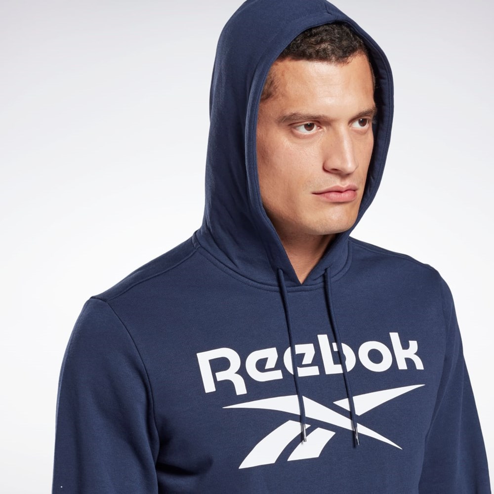 Reebok Reebok Identity Big Logo Hoodie Vector Navy / White | GQ3538