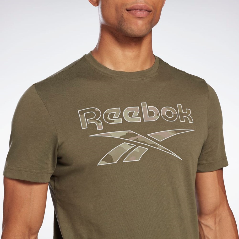 Reebok Reebok Identity Big Logo T-Shirt Army Green | HE8177