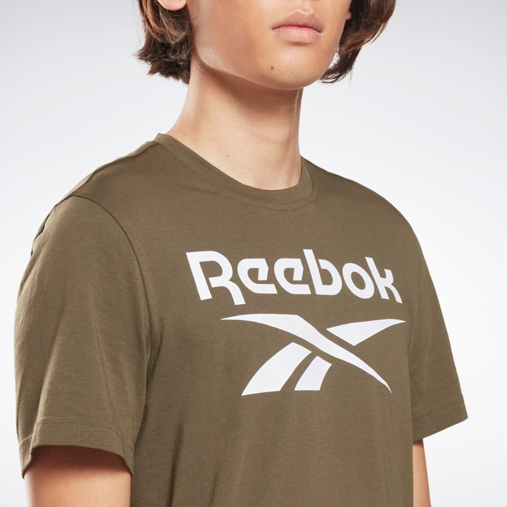 Reebok Reebok Identity Big Logo T-Shirt Army Green | HF0767