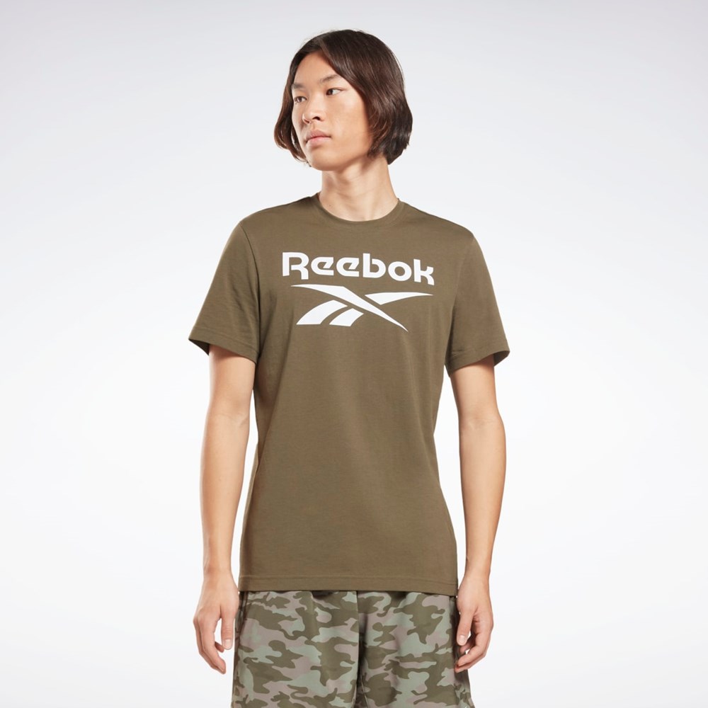 Reebok Reebok Identity Big Logo T-Shirt Army Green | HF0767