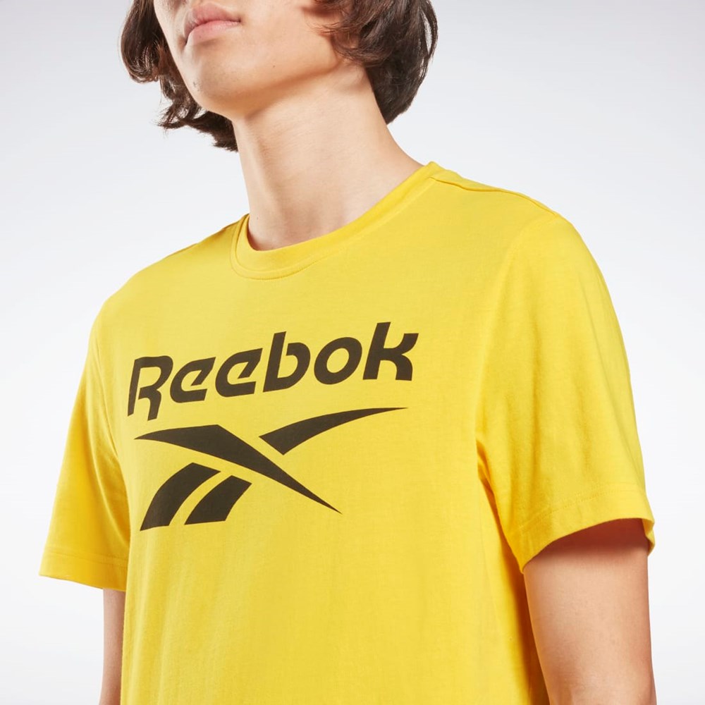 Reebok Reebok Identity Big Logo T-Shirt Always Yellow | HF0774