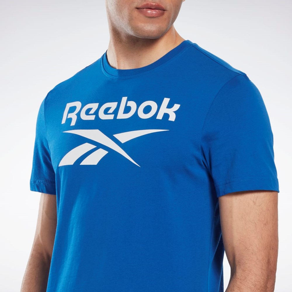 Reebok Reebok Identity Big Logo T-Shirt Vector Blue | HR8242