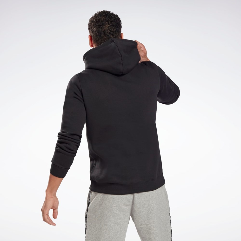 Reebok Reebok Identity Fleece Hoodie Black / White | GR1658