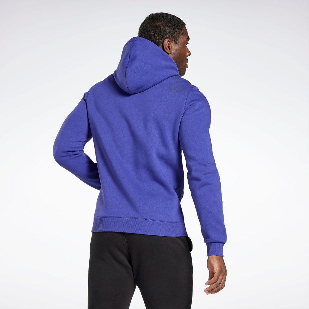 Reebok Reebok Identity Fleece Hoodie Bold Purple | HI0646