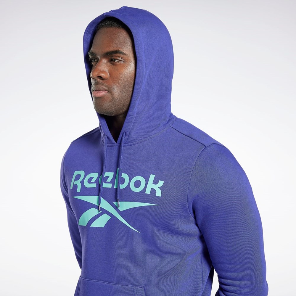 Reebok Reebok Identity Fleece Hoodie Bold Purple | HI0646