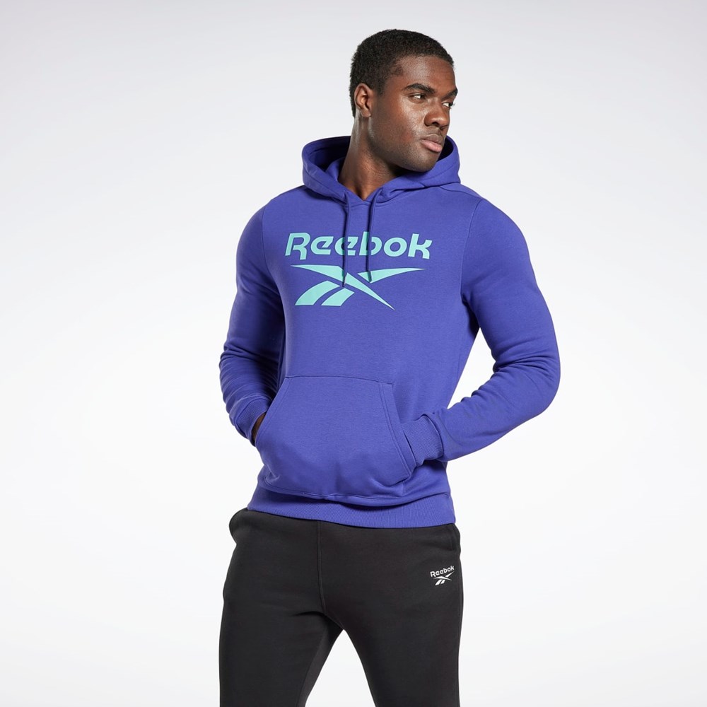 Reebok Reebok Identity Fleece Hoodie Bold Purple | HI0646