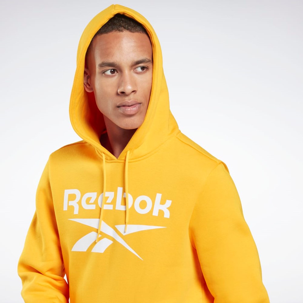 Reebok Reebok Identity Fleece Hoodie Semi Solar Gold | H60065