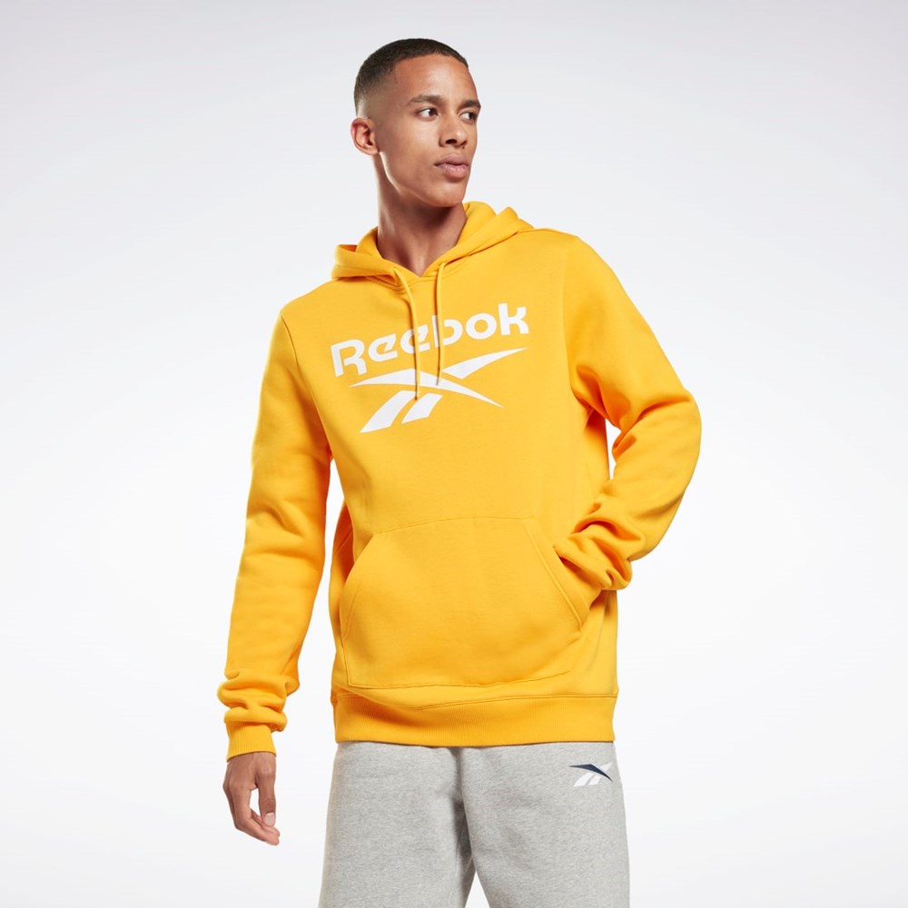 Reebok Reebok Identity Fleece Hoodie Semi Solar Gold | H60065